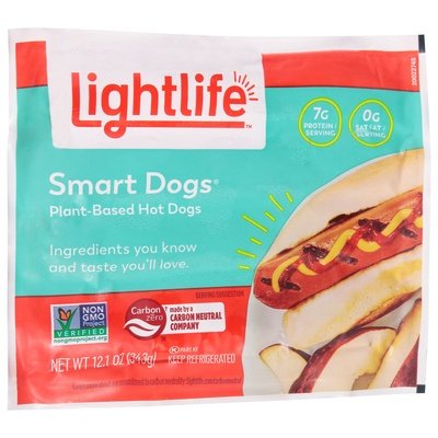 Lightlife Foods Smart Dogs 12/12 Oz [UNFI #18368]