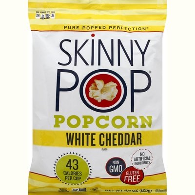 Skinnypop White Cheddar Popcorn 12/4.4 OZ [UNFI #88823]