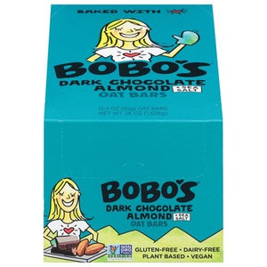 Bobo`S Oat Bars Dk Choc Almond W/Sea Salt 12/3 OZ [UNFI #81379]