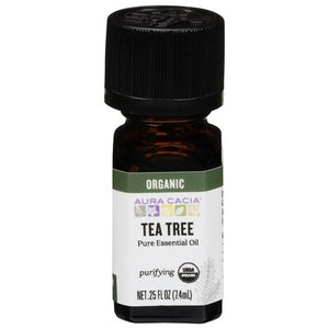 OG2 Aura Cacia Essntl Oil Tea Tree .25 OZ [UNFI #51747] T