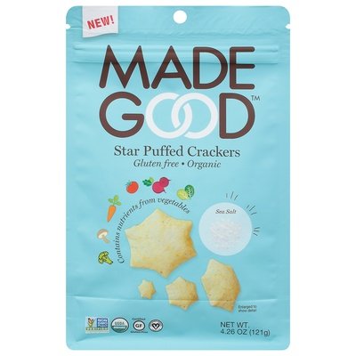 OG2 Made Good Sea Salt Puffed Crackers 6/4.26 OZ [UNFI #15843]