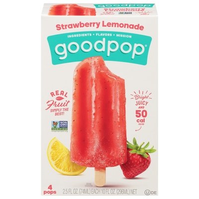 Gpop Straw Lemonade 4 Pk 8/4/2.75Z [UNFI #75859]