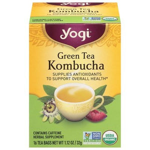 OG3 YOGi Tea Grn Tea Kombucha 6/16 BAG [UNFI #27054] T