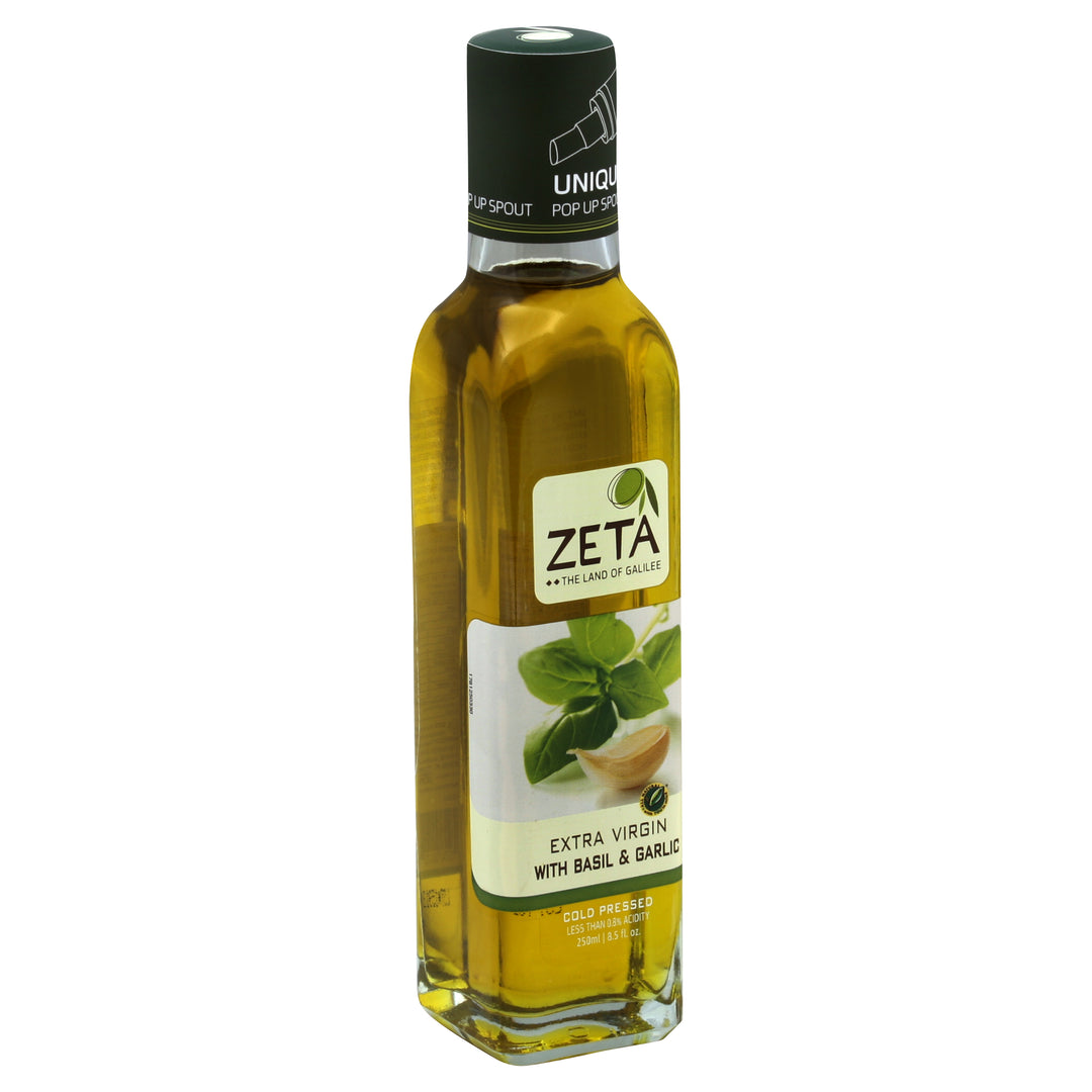 Zeta Extra Virgin, Basil & Garlic 6/250 Ml [UNFI #00370]