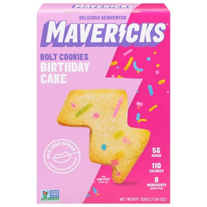 Mavericks Snacks Cookiez Birthday Cake, Multi-Serve 8/7.04 OZ [UNFI #61205]