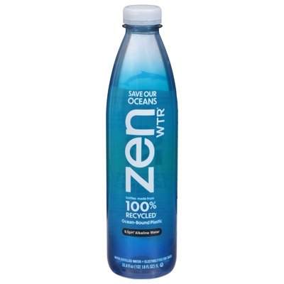 Zen Wtr Water, Vapor Distillied,9.5 PH 12/33.8 OZ [UNFI #53013]