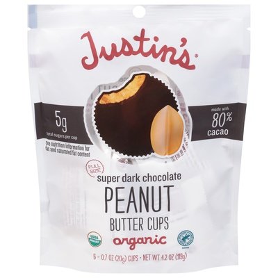 OG2 Justin`S Peanut Butter Cup 6/4.2 OZ [UNFI #83904]