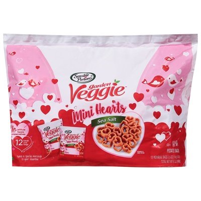Sensible Portions Sea Salt,Mini Hearts,Valentine 12/12/.5 Oz [UNFI #26665]