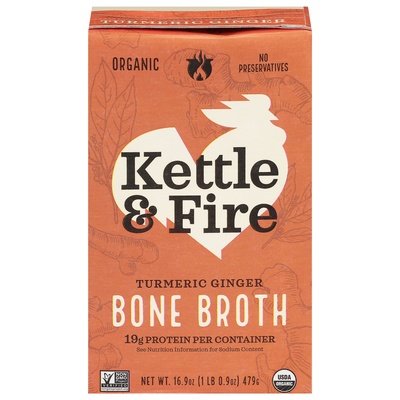 Kettle & Fire Trmc Gng Chck Bn Brth 6/16.9 OZ [UNFI #18433]