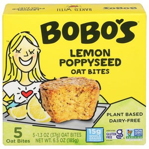 Bobos Oat Bte Lem Ppy Gf 6/5/1.3OZ [UNFI #13498]