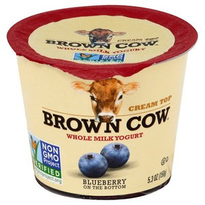 Brown Cow Crm Top Blubry 12/5.3 OZ [UNFI #36693]