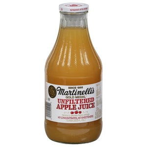 Martinellis UNFIltered Apple Juice 6/33.8 Oz [UNFI #51510]