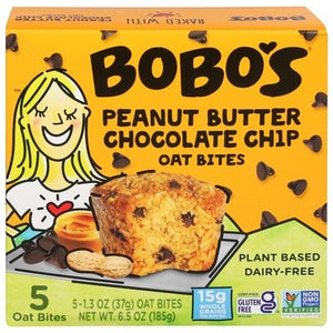 Bobos Oat Bite Pbtr Cchp 6/6.5 OZ [UNFI #80480]