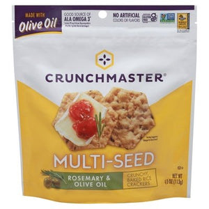 Crunchmaster Mlt Sd Crackr Rosem Olv Oil 12/4 OZ [UNFI #33590]