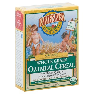 OG2 Earths Best Oatml Cereal Wh Grain 12/8 OZ [UNFI #39098]