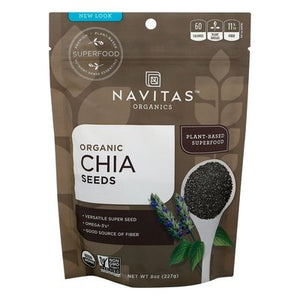 OG1 Navitas Organics Chia Seeds 12/8 OZ [UNFI #69764]