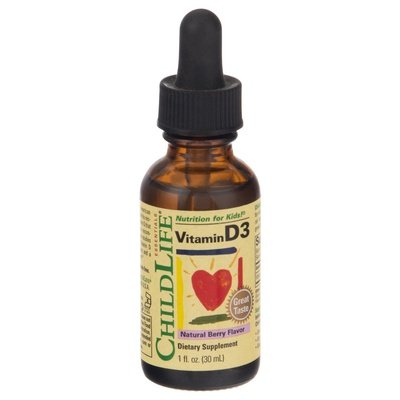 Childlife Vitamin D3 Mixed Berry 1 OZ [UNFI #40397] T