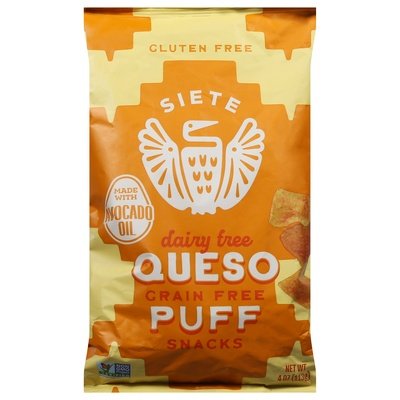 Siete Puffs Queso 6/4 Oz [UNFI #39693]