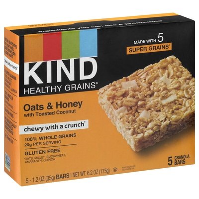 Kind Healthy Grains Oat&hny Cocont2 8/5/1.2 OZ [UNFI #54656]