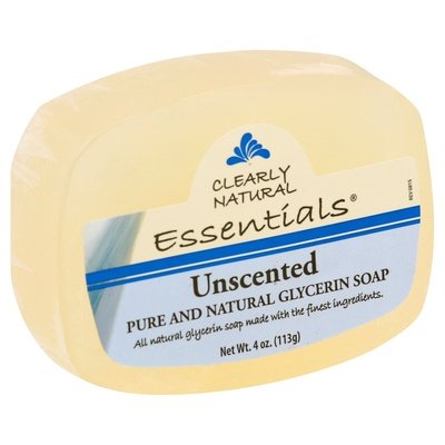 Clearly Nat Soap Unscented 4 OZ [UNFI #82873] T