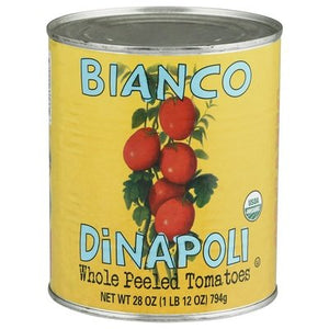 Bianco Dinapoli Whole Peeled Tomatoes 6/28 Oz [UNFI #79967]