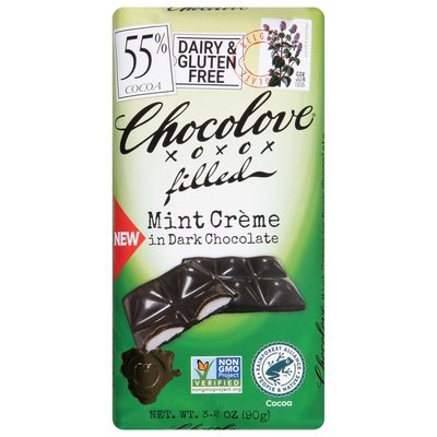 Chocolove MINT CREME FILLED 10/3.2 OZ [UNFI #15405]