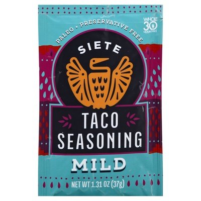 Siete Mld Taco Seasoning 12/1.31 Z [UNFI #57482]