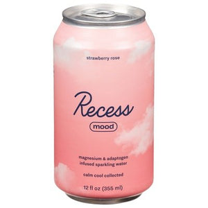 Recess Strawberry Rose Sparkling Wtr 12/12 OZ [UNFI #15167] T