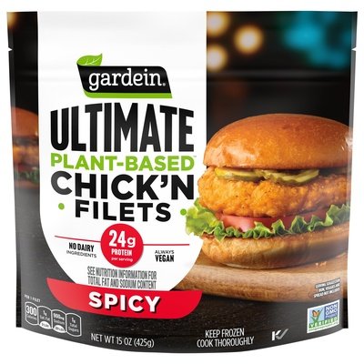 Gardein Chick N Fillet Spicy Plant 6/15 OZ [UNFI #65322]