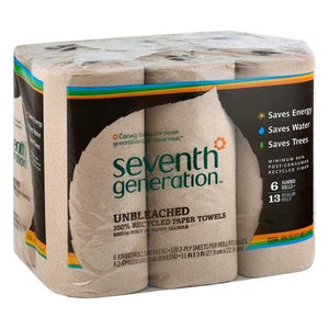 Seventh Gen Paper Towel Brown 120 Sheet 4/6/120 CT [UNFI #61373] T