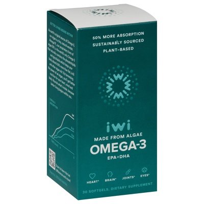 Iwi Algae, EPA/DHA, Omega-3 30 SGEL [UNFI #40125] T