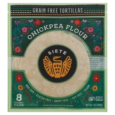 Siete Chickpea Flour Tortillas 12/7 OZ [UNFI #12086]