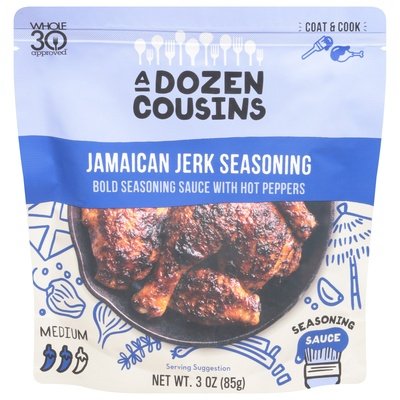 A Dozen Cousins Sauce Jamaican Jerk 10/3 Fz [UNFI #7866]