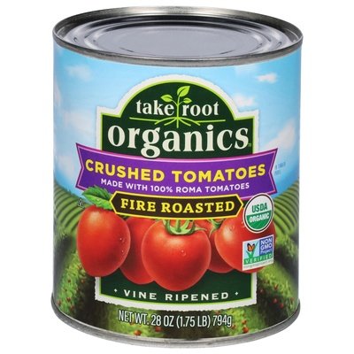 Take Root Organics Fire Roasted Crushed Tomatoes 6/28 Oz [UNFI #16125]