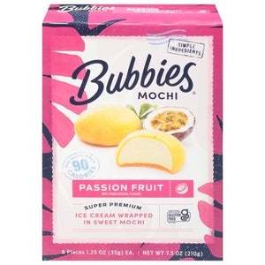 Bubbies Hawaii Passion Fruit 8/7.5 Oz [UNFI #8365]