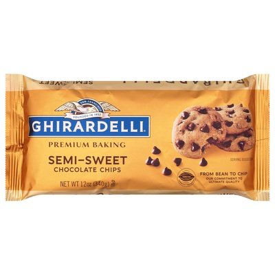 Ghirardelli Semi Swt Choc Chips 12/12 OZ [UNFI #30618]