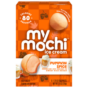 My/Mo Pumpkin Spice Mochi 12/6/1.25 Oz [UNFI #3775]