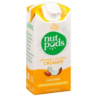 Nutpods Df Coffee Creamer(Coconut & Almond)Unsweetened Original 12/11.2 OZ [UNFI #23735]