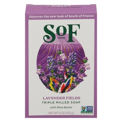 South Of France Lavndr Flds Bar Soap 6 OZ [UNFI #35310] T
