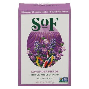 South Of France Lavndr Flds Bar Soap 6 OZ [UNFI #35310] T
