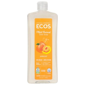 Ecos Dishmate Apricot 6/25 OZ [UNFI #50535]