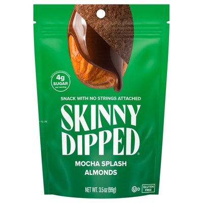 Skinnydipped Mocha Dipped Almonds 10/3.5 Oz [UNFI #63003]