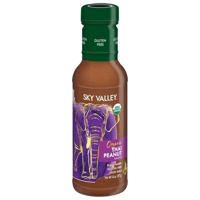 OG2 Sky Valley Thai Peanut Sauce, Mild, GF 6/14 OZ [UNFI #67039]