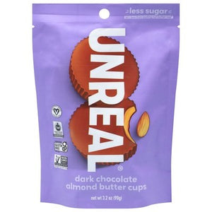 Unreal Dark Choc Almond Butter Cups 6/3.2 OZ [UNFI #34412]