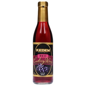 Kedem Cooking Wine, Red 12/12.7 Oz [UNFI #32462]