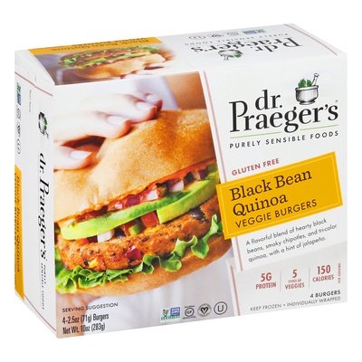 Praeger Blk Bn Qna Burg 6/10 OZ [UNFI #41922]