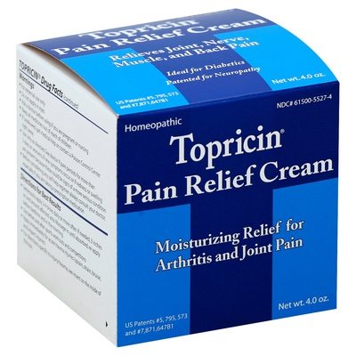 Topricin Pain Relief Cream Jar 4 OZ [UNFI #40237] T
