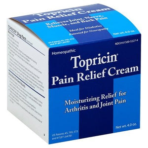 Topricin Pain Relief Cream Jar 4 OZ [UNFI #40237] T