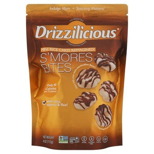 Drizzilicious Mini Rice Crisps S`Mores 12/4 Oz [UNFI #54560]