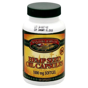 Manitoba Harvest Hemp Seed 1000 Mg 60 Cap [UNFI #44202]